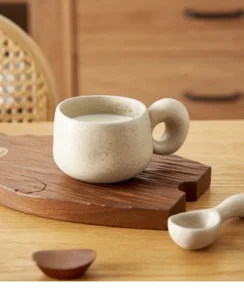 minimalistic stoneware mug