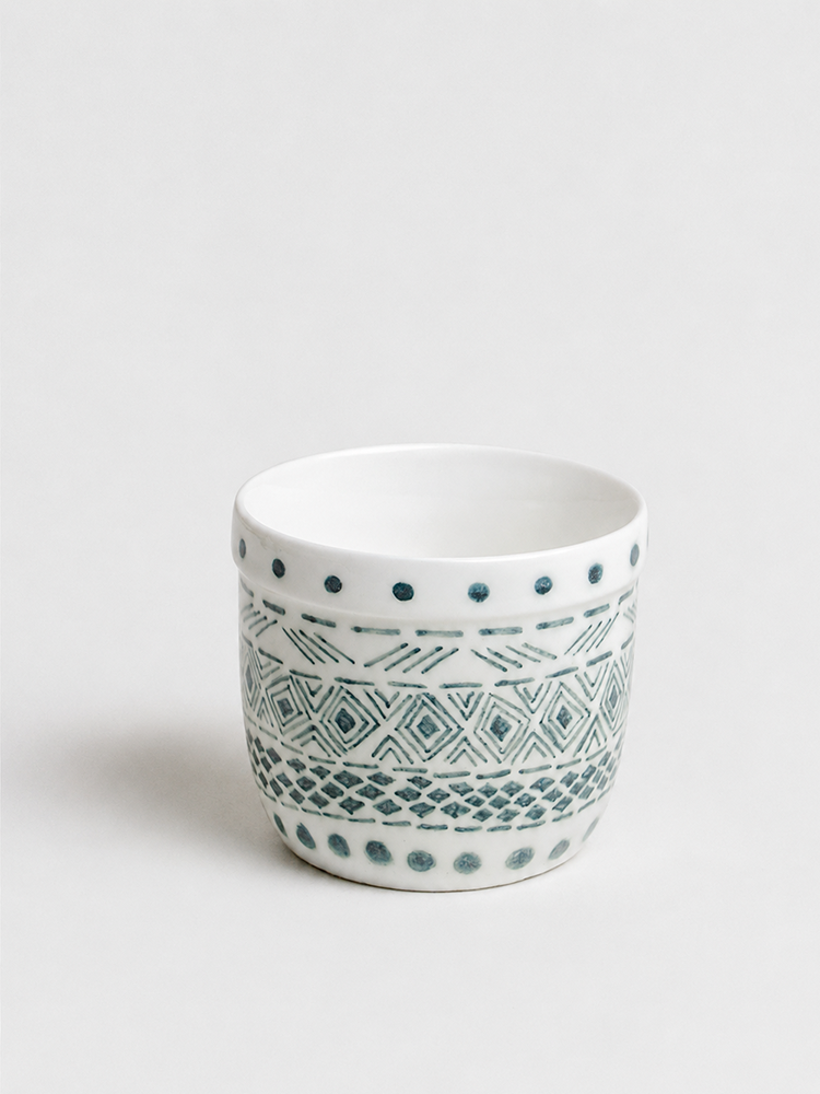 Freehand Green Line Cup